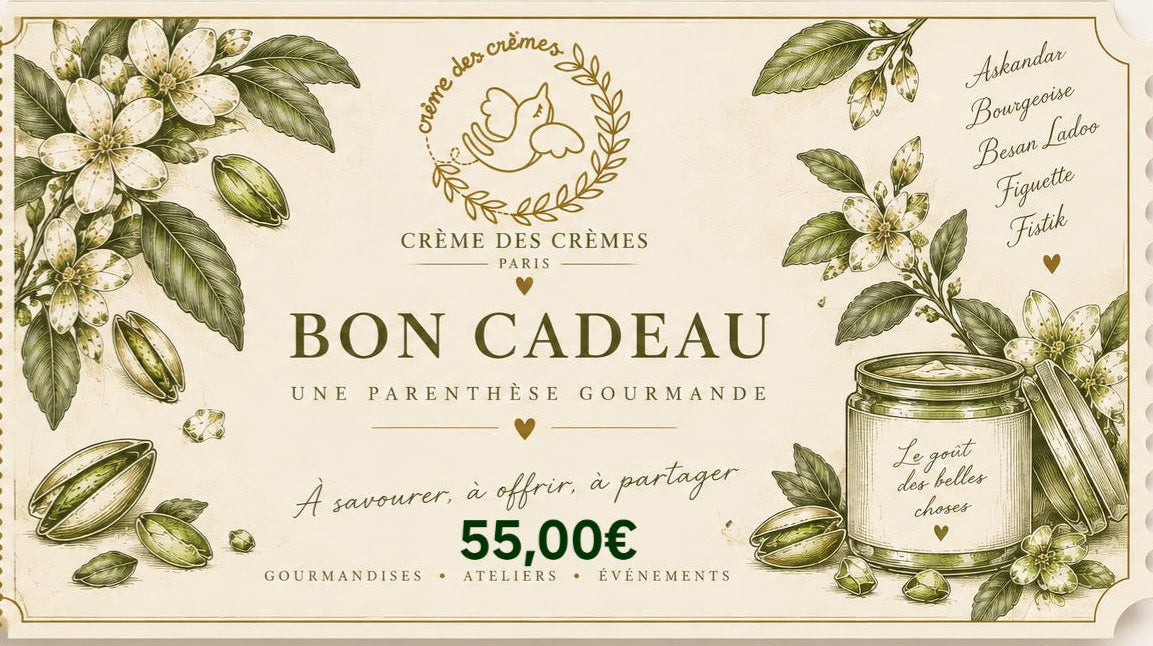 Carte Cadeau Crème des Crèmes Paris